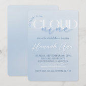 Op Cloud Nine Vrijgezellenfeest Kaart (Voorkant / Achterkant)