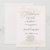 Op Cloud Nine Vrijgezellenfeest Kaart (Voorkant / Achterkant)