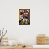  op corn gebaseerde levensmiddelen en poster (Keuken)