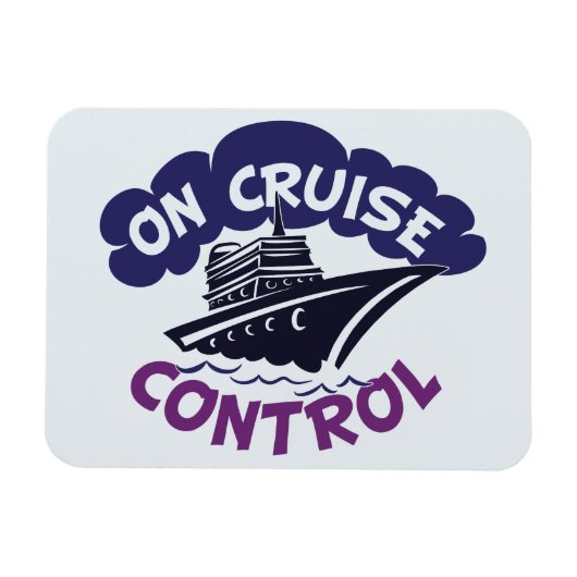 Op Cruise Control Grappige Stateroom Deurcabine Magneet (Horizontaal)