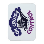 Op Cruise Control Grappige Stateroom Deurcabine Magneet (Verticaal)