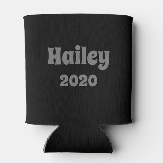 Op Cruise Mode Goud en Roze Monogram Blikjeskoeler (Achterkant)