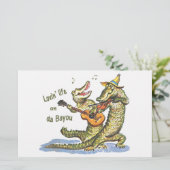 Op da Bayou Briefpapier (Staand voorkant)