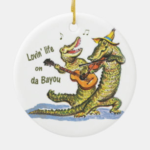 Op da Bayou Keramisch Ornament