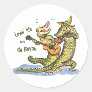 Op da Bayou Ronde Sticker