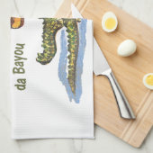 Op da Bayou Theedoek (Quarter Fold)