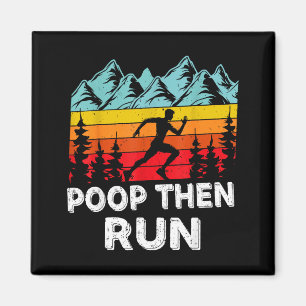 Op Dan Rennen Grappige Hardloop Quotes Voor Marath Magneet