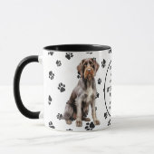 Op de 8e dag Creëer God Wirehaired Pointer Dogs Mok (Links)