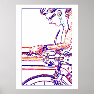 Op de Aero-Bars Poster