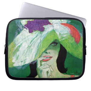 Op de andere manier kijken laptop sleeve