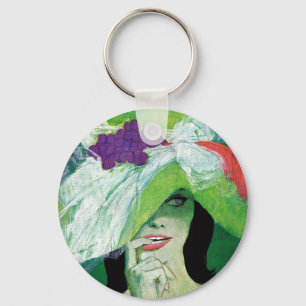 Op de andere manier kijken sleutelhanger