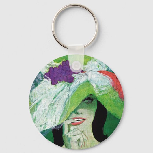 Op de andere manier kijken sleutelhanger (Voorkant)