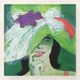 Op de andere weg glazen onderzetter