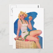 Op de Apple Cart Briefkaart (Voorkant / Achterkant)