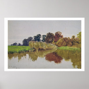 Op de Arun, Stoke, Sussex Poster