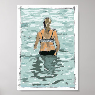 Op de Bahama's. Poster