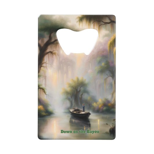 Op de Bayou Kredietkaart Flessenopener (Voorkant)