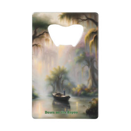 Op de Bayou Kredietkaart Flessenopener