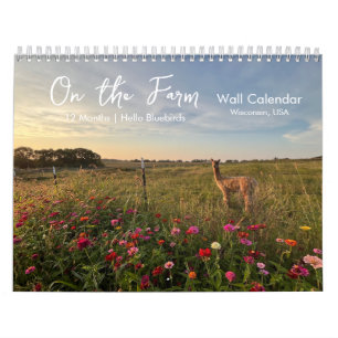 Op de boerderij Landelijk leven foto kalender