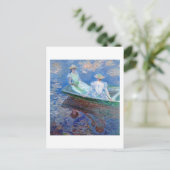 Op de boot, Monet Briefkaart (Staand voorkant)
