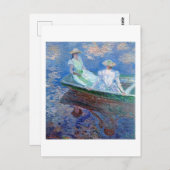 Op de boot, Monet Briefkaart (Voorkant / Achterkant)