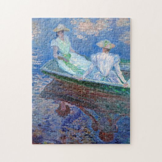 Op de boot, Monet Legpuzzel (Verticaal)
