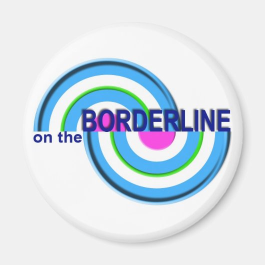 Op de Borderline Logo magneet (Voorkant)