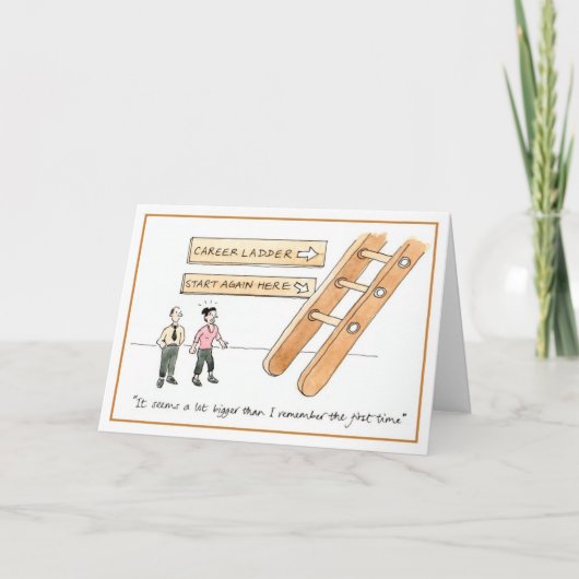 Op de carrièreladder kaart (Voorkant)