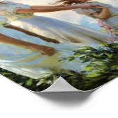 Op de Cliff Charles Courtney Curran Poster (Hoek)