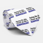 Op de dag dat ik dress als neurofysioloog stropdas (Opgerold)