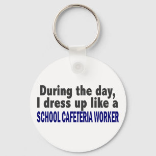 Op de dag dat ik naar school ga, is er een kafette sleutelhanger
