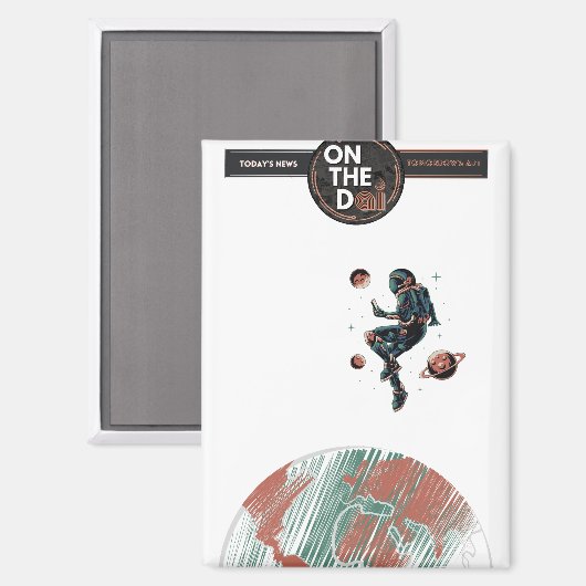 Op de Dai News Magnet Magneet (Voorkant / Achterkant)