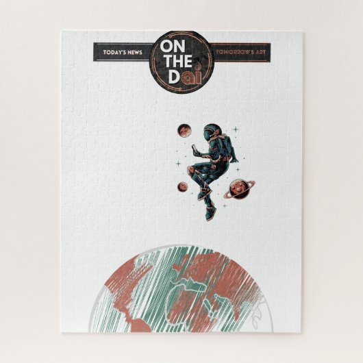 Op de Dai News Puzzel Legpuzzel (Verticaal)