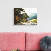 Op de Dart Wrapped Canvas druk Afdruk (Insitu (Woonkamer))