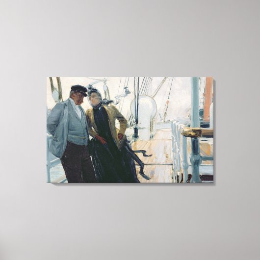 Op de doek (olie op doek) canvas afdruk (Voorkant)