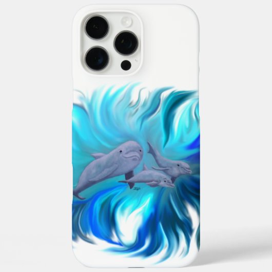 Op de Dolphin School Case-Mate iPhone Case (Achterkant)