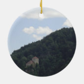 Op de Donau Keramisch Ornament (Achterkant)