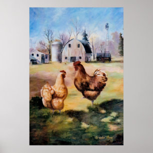 Op de Druk van het Poster van het Boerderij