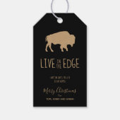 Op de Edge Buffalo Kraft Paper ID602 Cadeaulabel (Voorkant)