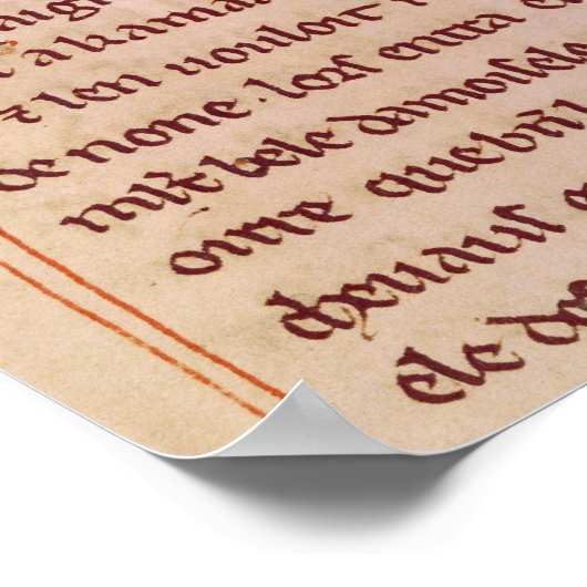 Op de Eve of Pentecost..." Poster (Hoek)