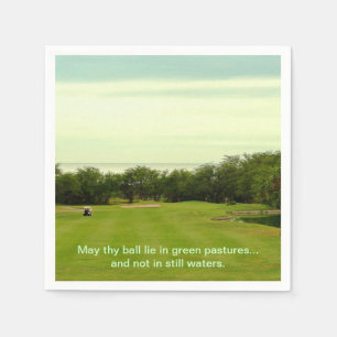 Op de fairway servet