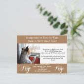 Op de fence Real Estate Briefkaarten Flyer (Staand voorkant)