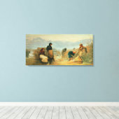 Op de Fens, 1878 Canvas Afdruk (Insitu (Houten vloer))