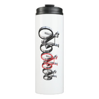 Op de fiets geïnspireerde Reis Tumbler 12 oz Thermosbeker