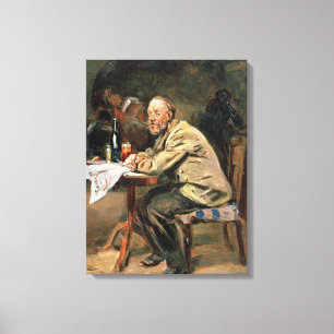 Op de fles canvas afdruk