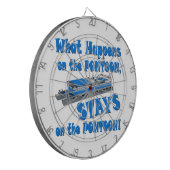 Op de foto dartbord (Voorkant Links)