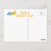 Op de Geweldige meter ben je Geweldige jarig Briefkaart (Achterkant)