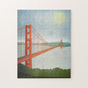 Op de Golden Gate Bridge Legpuzzel
