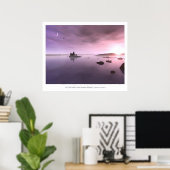 Op de Golden Pond (Sunrise Edition) Poster (Thuiskantoor)