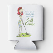 Op de Golfcursus Blikjeskoeler (Achterkant)